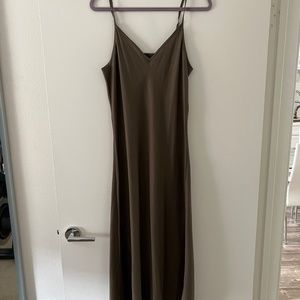 All Saints Olive Maxi Dress